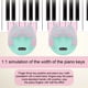 thumbnail image 3 of Naiovety 2 piezas Piano Fingers Trainer práctica Corrector de manos sensibilidad almohadillas de silicona antideslizantes herramientas para Accesorios para instrumentos musicales Rosa, 3 of 6