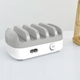 thumbnail image 3 of [Estándar Blanco Del Reino Unido] Estación Carga USB Base Carga Rápida 5 Puertos Adecuada para Múltiples Dispositivos Compatible Con Apple IPad IPhone Android (Blanco Reino Unido), 3 of 9