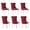 Wine Red, variant on MIKIBAMA High-End Tufted Velvet Dining Chair Set of 2, Solid Wood with Chrome Stainless Steel Legs and Nailhead Trim, Black Chrome