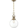thumbnail image 4 of 60/6671-Nuvo Lighting-Skyloft-1 Light Pendant-9.88 Inches Wide by 17.63 Inches High-Burnished Brass Finish    -Traditional Installation, 4 of 9