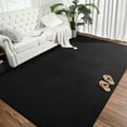 thumbnail image 5 of Junovo Modren Area Rug Soft Shag Carpet for Living Indoor Carpet,Fluffy Rugs for Kids Room/Bedroom,4'x6',Black, 5 of 8