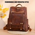 thumbnail image 2 of Bolsos de estilo sencillo para mujer, bolsos de moda para mujer, de cuero de color sólido, de gran capacidad, con doble cremallera, diseño ligero y lujoso, nuevos bolsos, 2 of 5