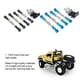 thumbnail image 3 of Tholdsy Juego de varillas de enlace delanteras y traseras de coche RC de aleación de aluminio para actualización WPL 1/16 C14 Kits de construcción modelo azul, 3 of 6