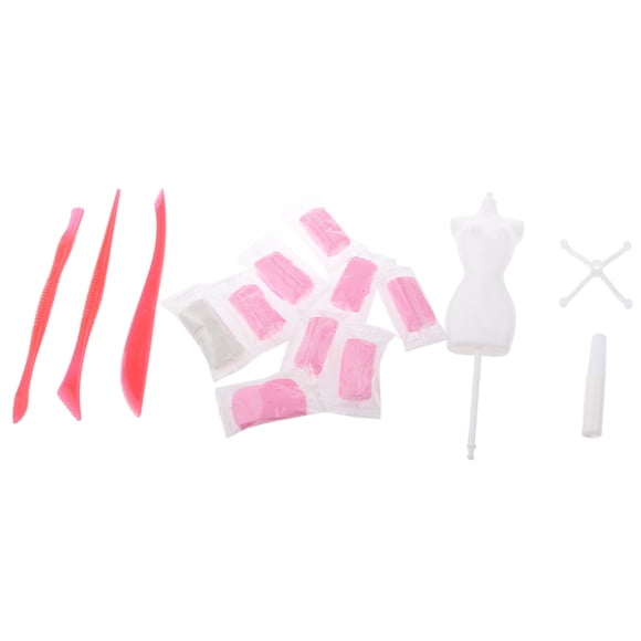 Arcilla de modelar súper ligera de secado al aire para niños, ideal para diseñar y confeccionar con diseños inspirados en vestidos.