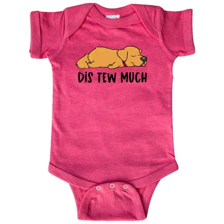 

Inktastic Napping Dis Tew Much Long-haired Retriever Gift Baby Boy or Baby Girl Bodysuit