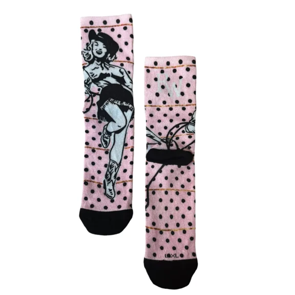 Women's Multicolor Western Cotton Poly Socks