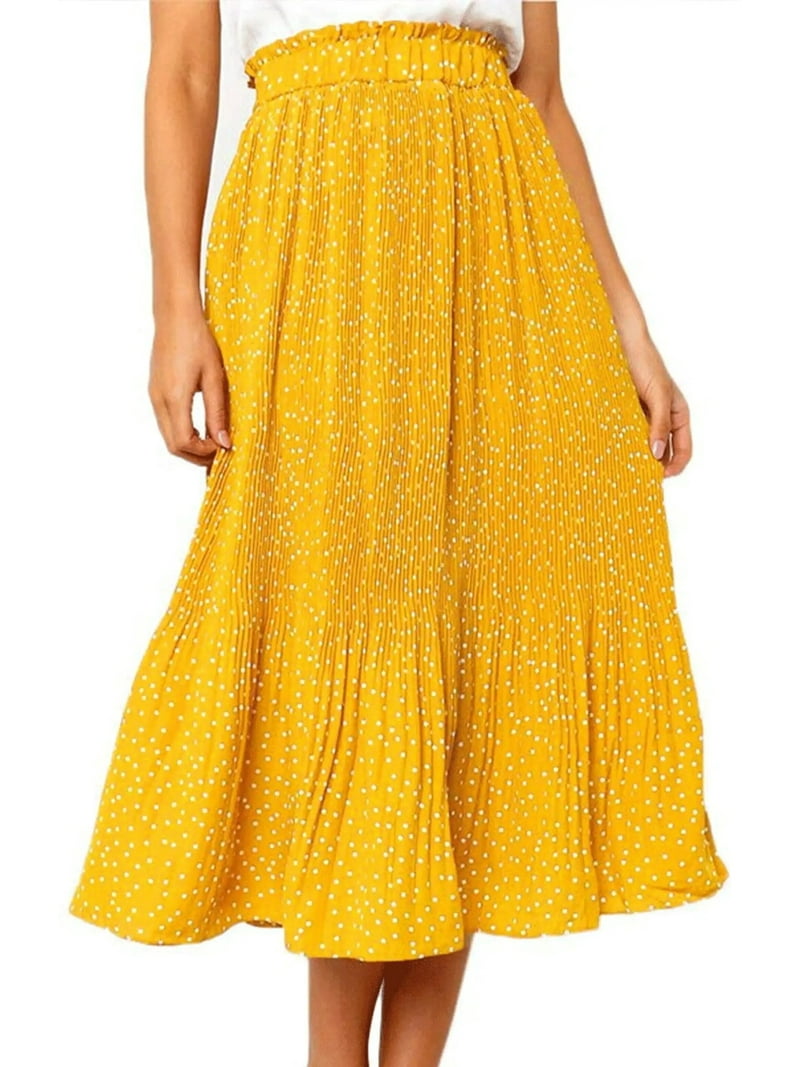 スカート Random Pleated Maxi Skirt Random Pleated Maxi Skirt