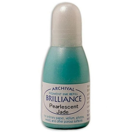 Tsukineko Brilliance Pearl Jade Ink Refill