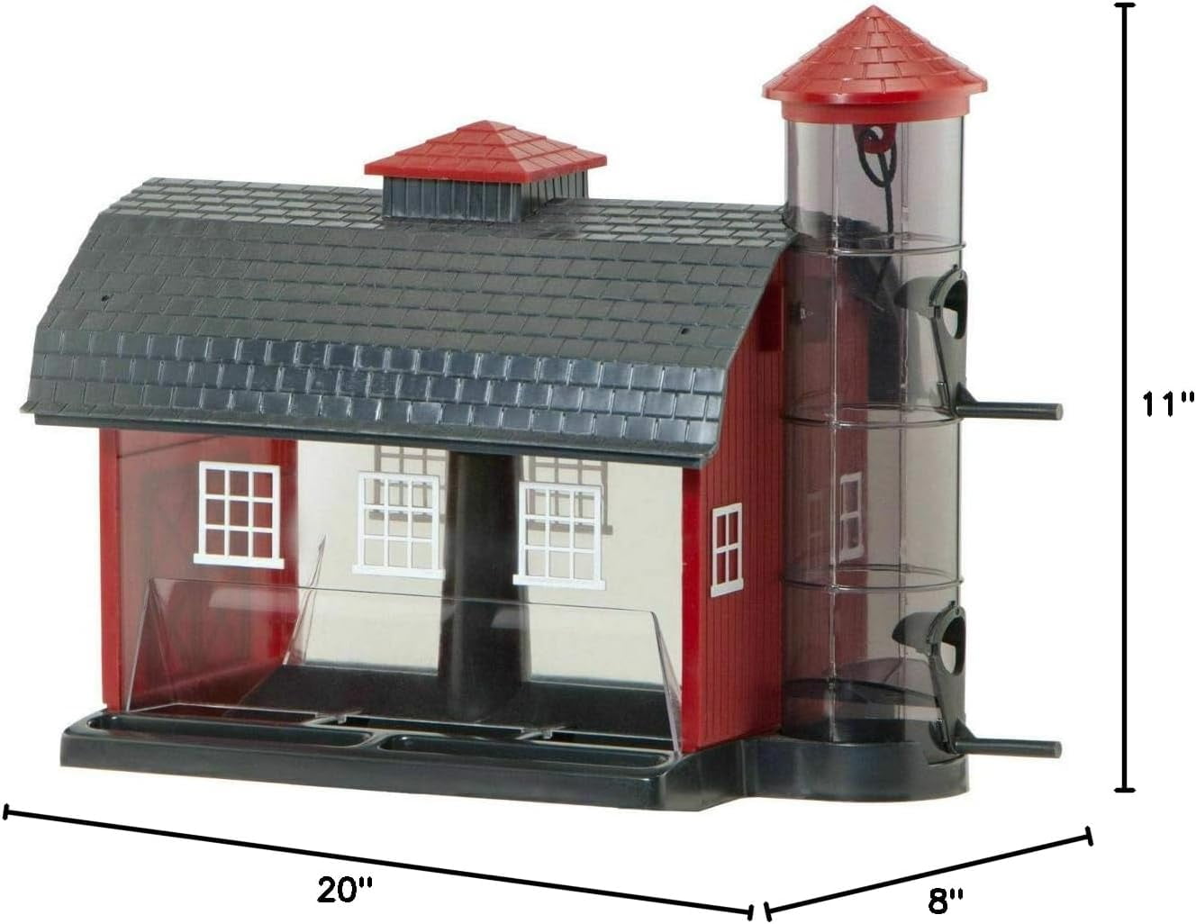 Red Barn Combo Seed Bird Feeder Model 6290