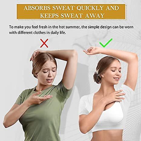 Underarm Sweat Pads Vest Sweat-absorbent Vest Armpit Sweat Pad Shield-Skin  colour-S 
