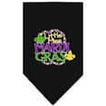 thumbnail image 2 of Pet and Dog Bandana Screen Printed, "Little Miss Mardi Gras", 2 of 10