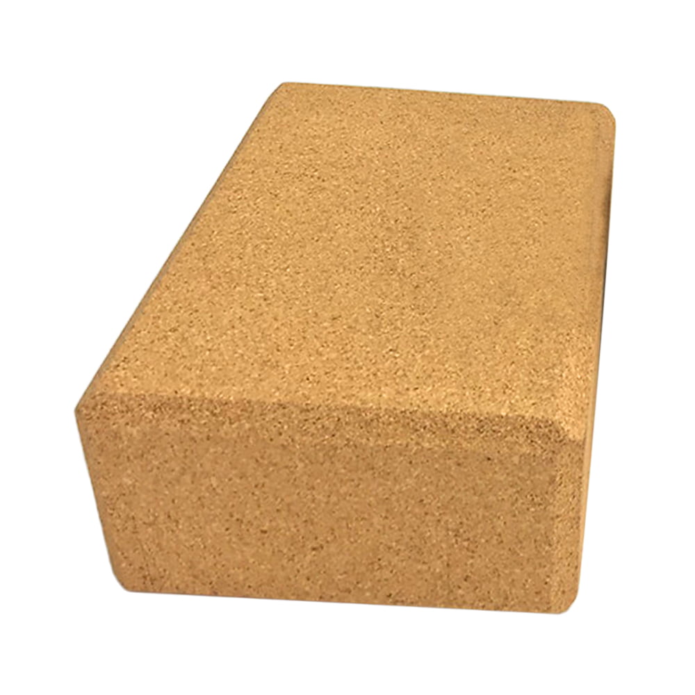 Yoga Block Cork Wood Yoga Brick Soft EVA Foam High Density Fitness Yoga Block 
