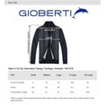 thumbnail image 3 of Gioberti Men's Full Zip Lightweight Geometric Design Cardigan Sweater, 3 of 3