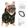 thumbnail image 2 of Bingfone Bee Floral Dog Clothes Hoodie, Pet Winter Coat,Puppy Sweatshirts for Small Dogs Boy Girl,Suitable for All Breeds-Medium, 2 of 6