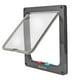 thumbnail image 1 of Puerta de seguridad para perros y gatos con cerradura de 4 vías puerta de plástico para mascotas (negro XL) JShteea Libre de BPA, 1 of 9