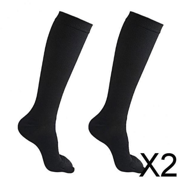 Calcetines de compresión Yinane para mujer paquete de 2-4 negro S/M L/XL
