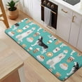 thumbnail image 5 of Husky and Coffee Kitchen Rug Mat,Kitchen Runner Rugs Non Skid Washable,Decorative Kitchen Floor Mats for Kitchen,Sink,Laundry,17"x47.2", 5 of 7