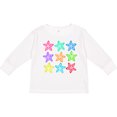 thumbnail image 3 of Inktastic Starfish in Rainbow Colors Boys or Girls Long Sleeve Toddler T-Shirt, 3 of 5