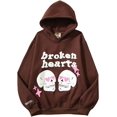 thumbnail image 1 of XINQIHANG Men's Hoodie Hip Hop Pullover Sweaters for Teenagers, 1 of 2