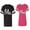 Men Black / Women Pink, variant on Old Mr Mrs Matching Couple Cotton Jerseys (Men Black / Women Black) (Men S / Women S)