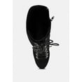 thumbnail image 6 of STREET-SLAY Antique Eyelets lace up Knee Boots In Black, 6 of 6