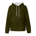 thumbnail image 4 of newwalpole Boys Girls Plain Hoodies Long Sleeve Oversized Hoodie Kids Soft Cotton Hooded Sweatshirts Baggy Preppy Pullover Top AG for Size 10-11 Years, 4 of 5