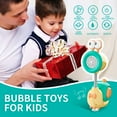 thumbnail image 4 of Wisairt Bubble Machine, Snail Automatic Bubble Machine for Kids Toddles 2+, Bubble Toy Gift for Kids Birthday Summer Party (Yellow & Green）, 4 of 7