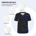 thumbnail image 4 of Balery Physical Formulas Baseball Jersey for Men Casual Button Down Shirts Short Sleeve Active Team Sports Uniform-3X-Large, 4 of 9