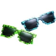 thumbnail image 2 of GFDYREE 10 Pcs Lunettes de Soleil 8 Bits Pixel Protection UV Gamer Adultes Enfants Cadeaux de Fête, 2 of 4