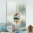 thumbnail image 2 of Designart Boat On The Lake II Canvas Wall Art, 2 of 5