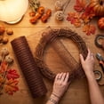 thumbnail image 5 of 1 Roll Metallic Line Deco Mesh Ribbon 6INx30FT, Metallic Foil Deco Poly Mesh Roll for Front Door Wreath Making, Craft Mesh Ribbon Roll for for Christmas Party Wedding Home Decor, 5 of 6