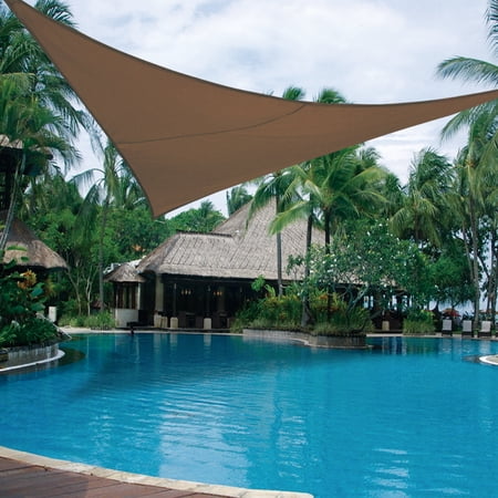 12â Triangle Sun Shade Sail UV Top Outdoor Canopy Patio ...
