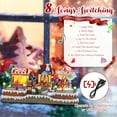 thumbnail image 6 of Plus Size Christmas Village Collectible Buildings, Amusement Park Figurine with Carousel, Popcorn and Coffee Shop Colorful Light Christmas Ornaments for Christmas Holiday Decorations, 6 of 7