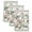 White, variant on Black Flowers Kitchen Towels Set of 2, Spring Floral Elegant Pastoral Vintage Absorbent Dish Towels for Kitchen, Microfiber Hand Towel, Quick Drying Tea Towel for Cleaning Decorative Dishcloths