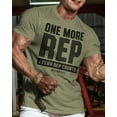 thumbnail image 4 of Gymish One More Rep Workout T-Shirt for Men – Funny Gym Shirt, Men's Athletic Tee, Lifting T-Shirt, Workout Clothes for Men, Fitness Training Apparel, 4 of 6