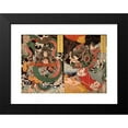 thumbnail image 2 of Tsukioka Yoshitoshi 24x18 Black Modern Framed Museum Art Print Titled - Tawaraya Toda and a Dragon; Ono No Komachi Praying for Rain (1868), 2 of 5