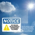 thumbnail image 6 of (2 Pack) No Drugs No Alcoholic Beverages Allowed OSHA Notice Sign, 6 of 7
