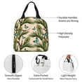 thumbnail image 2 of Kdxio Butterflies And Peacock Feathers Print Insulated Lunch Bag,Reusable Tote Lunch Box for Women Men,Leakproof Cooler Lunch Bags for Work Office Travel Picnic, 2 of 6