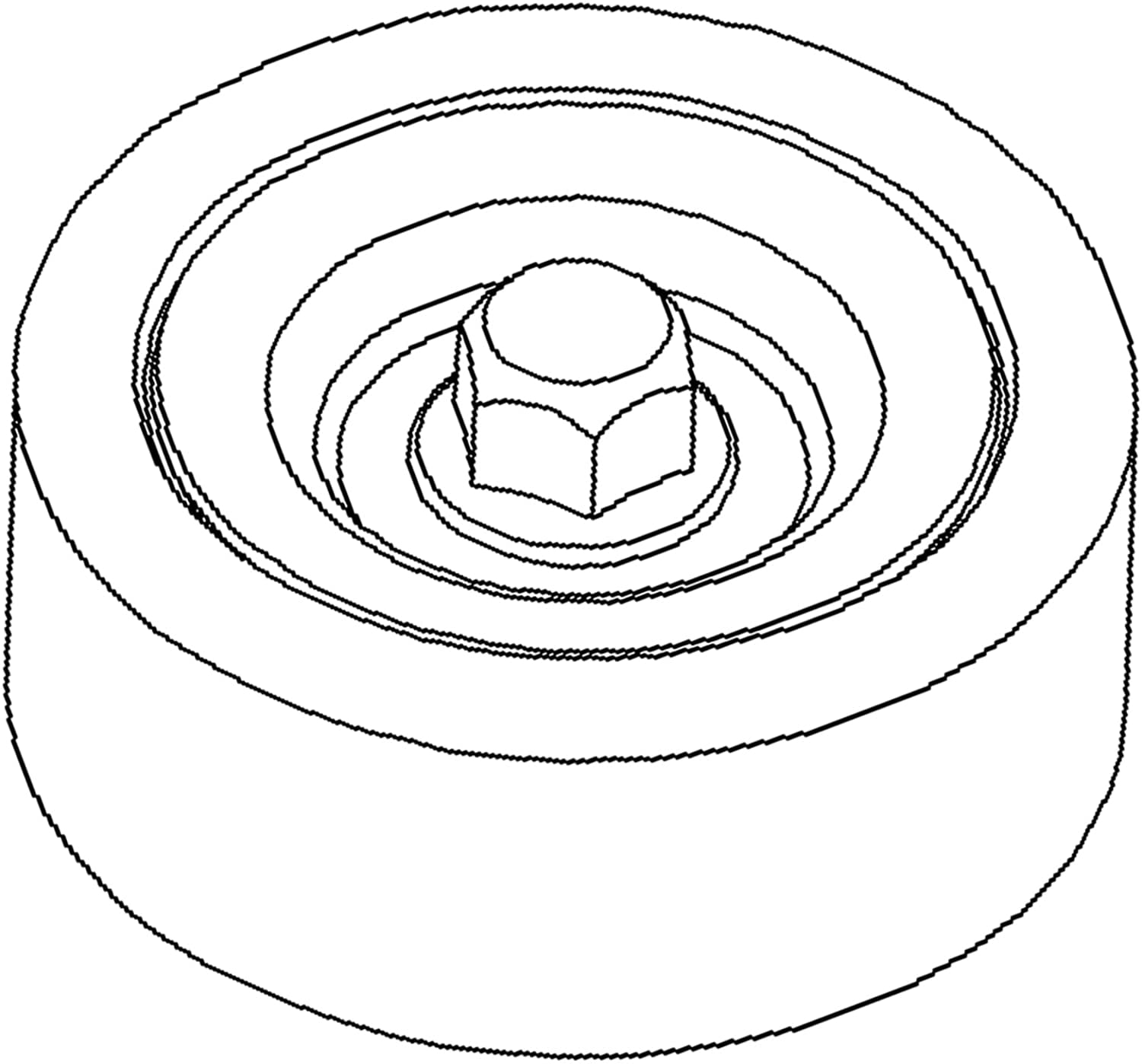 ACDelco GM Original Equipment Drive Belt Idler Pulley 15-4983