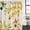 Beige, variant on Watercolor Floral Shower Curtain Set - Small 36" x 72" Washable Bathtub Curtain with 12 Hooks, Yellow Flower Hummingbirds Botanical Spring Waterproof Fabric Shower Curtains for Bathroom/Bathtub