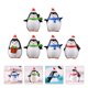 thumbnail image 2 of 6 unidades de pingüinos navideños en miniatura, adornos creativos y adorables (color aleatorio), 2 of 8