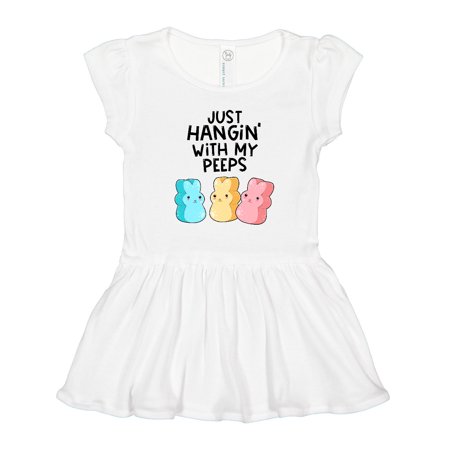 

Inktastic Easter Just Hangin with My Peeps! Gift Toddler Girl Dress