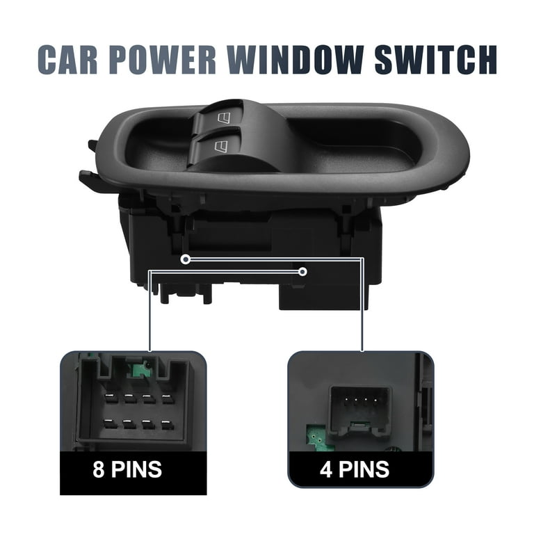 Power Window Switch 2029885 1791339 for Ford Transit MK8 Custom 2014 Driver Side Switch Button Regulator Black