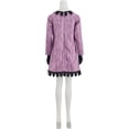 thumbnail image 4 of Nightmare Shock Pink Purple Shock Witch Dress Halloween Outfit with Hat for Women Adult, 4 of 7