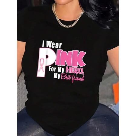 I Wear Pink for My Best Friend Breast Cancer Awareness T-Shirt