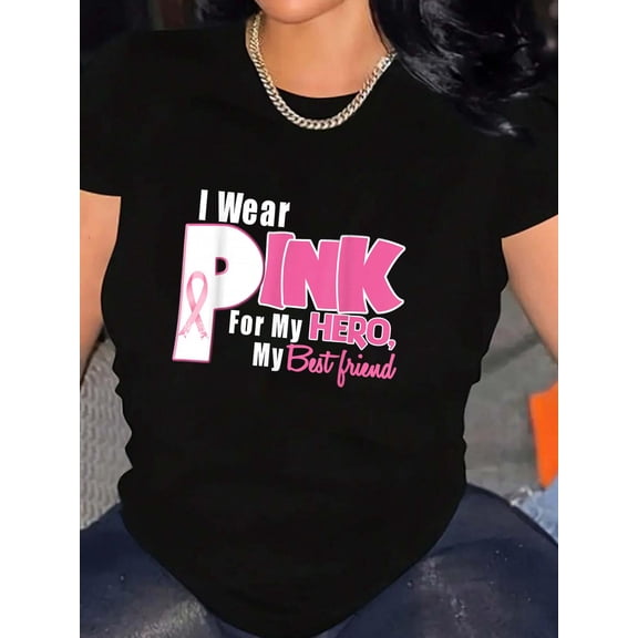 I Wear Pink for My Best Friend Breast Cancer Awareness T-Shirt