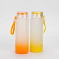 thumbnail image 6 of 17oz Sublimation blank frosted glass Ombre gradient Tumblers Water Bottle, 6 of 6