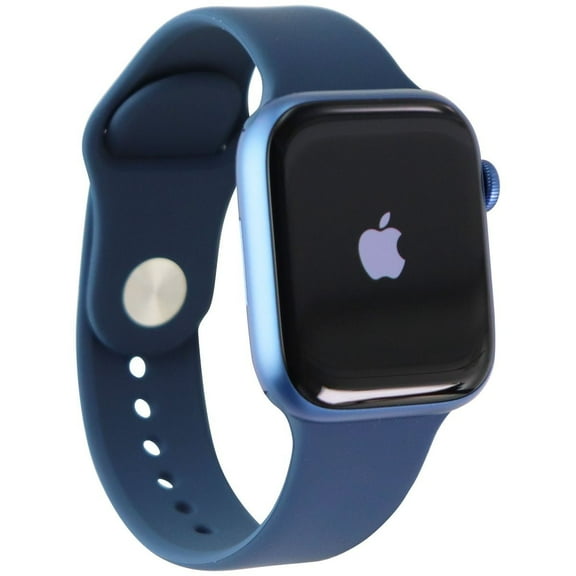 Pre-Owned Apple Watch Series 7 (GPS   LTE) A2477 (45mm) Blue Aluminum / Abyss Blue Sp Band