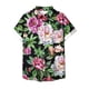thumbnail image 4 of Lata de Agua para Plantas, Flores Casuales de Moda Y Plantas Impresas Camiseta de Manga Corta Top Hecha de Poliéster Ligero para Mujeres, Pantalones Cortos de Mujer, 4 of 5