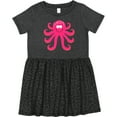 thumbnail image 3 of Inktastic Octopus Sea Creature Pink Girls Girls Toddler Dress, 3 of 5